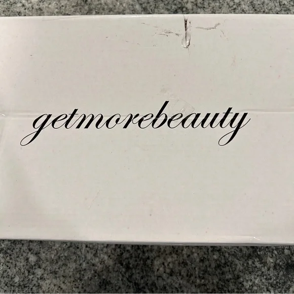 8 Get More Beauty Black and White Stiletto Peep Toe Pumps - Picture 9 of 9